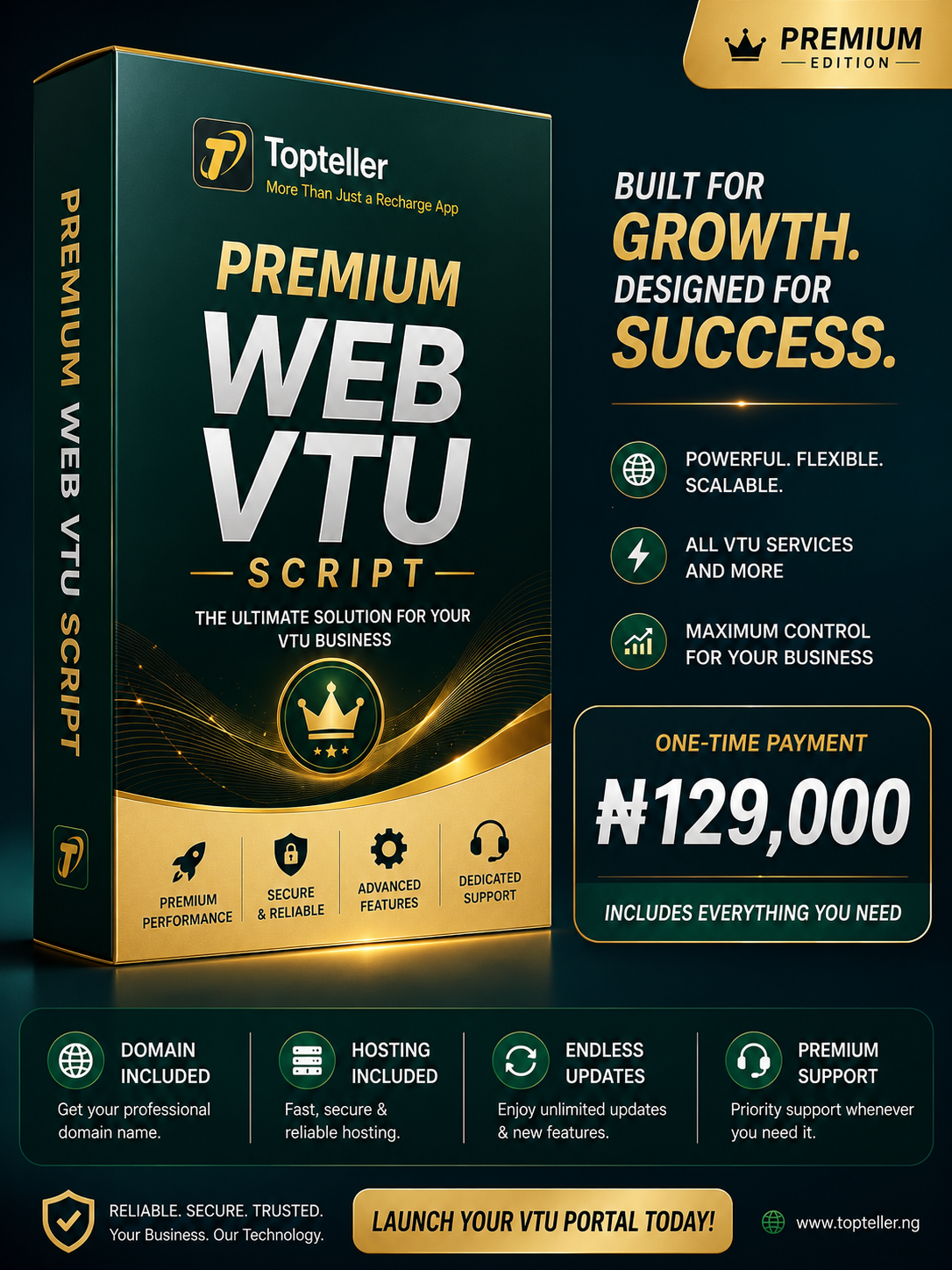 Topteller Premium Reseller Web Script